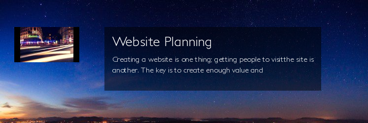 Website Planning