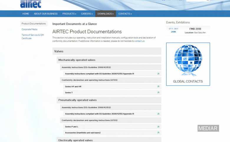 Airtec website global