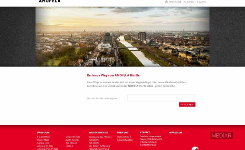 Amofela isotope ecommerce upgrade and development