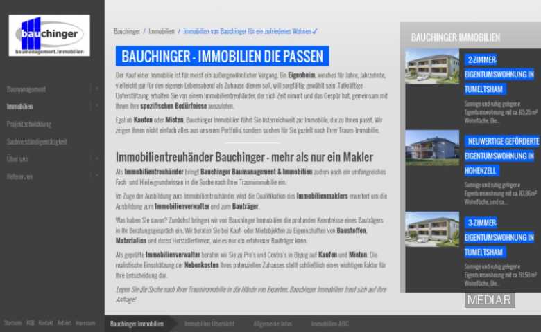 Bauchinger baumanagement und immobilien