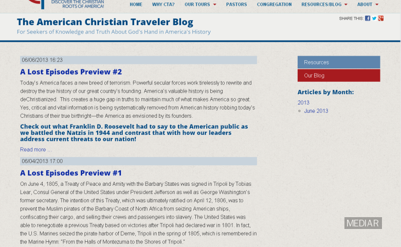 Christian tours of america