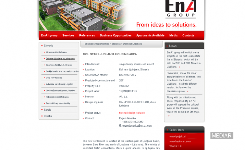 En a1 real estate development management sales and