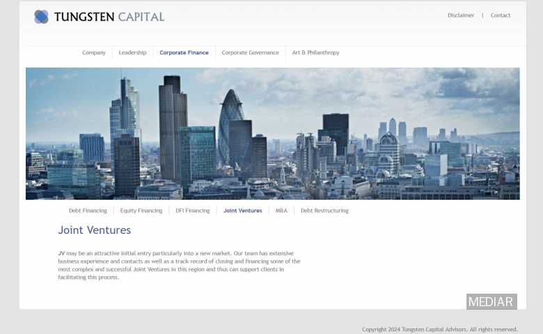 Financial advisors website upgrade and development