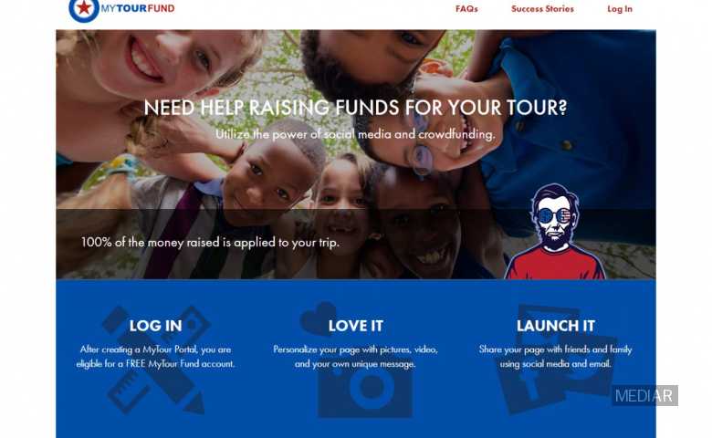 Fundraising touristic tours