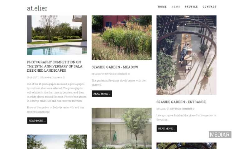 Landscape architecture website