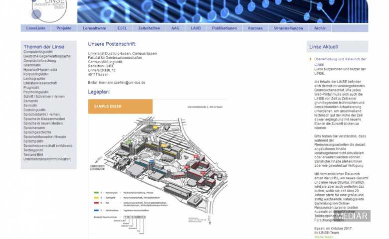 Uni linguistik server development